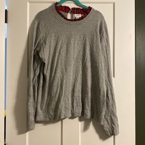 Lightly used women’s JCREW factory holiday sweater XL